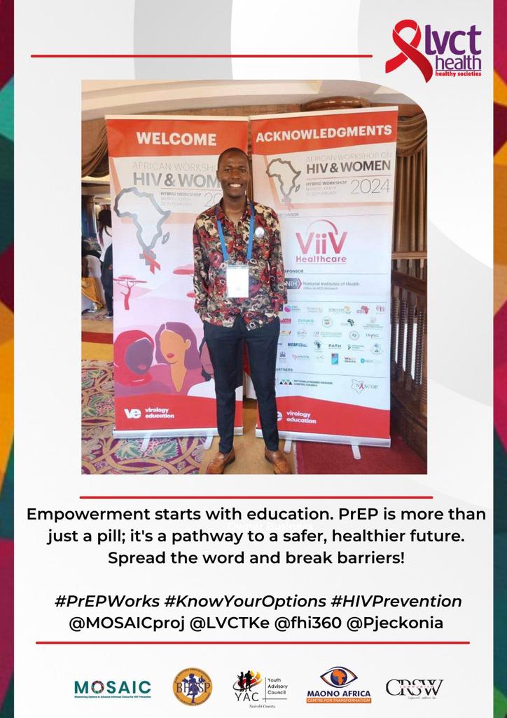 Empowerment starts with education.PrEP is more thanjust a pill;it's pathway to safer healthier future.Soread the word and break barriers! #PrEPworks #knowyouroptions #HIVPrevention @fhi360 @LVCTKe @MOSAICproj @PJeckonia @LoiseAtieno7 @melodykituyi @FaridahYahya06 @Makinyi_atieno
