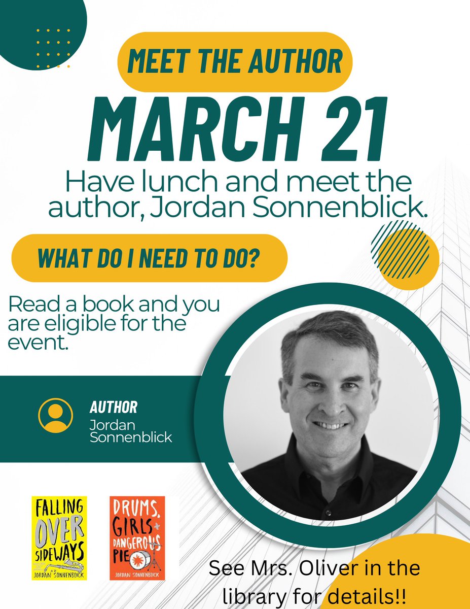 Kellie Oliver (@psms_library) on Twitter photo I am beyond excited about this! <a href="/JSonnenblick/">Jordan Sonnenblick</a> at PSMS March 21st! <a href="/PlymouthSch/">Plymouth Public Schools</a> @PPS_ELA <a href="/Principal4PSMS/">Joseph Murphy</a> I am beyond excited about this! <a href="/JSonnenblick/">Jordan Sonnenblick</a> at PSMS March 21st! <a href="/PlymouthSch/">Plymouth Public Schools</a> @PPS_ELA <a href="/Principal4PSMS/">Joseph Murphy</a>