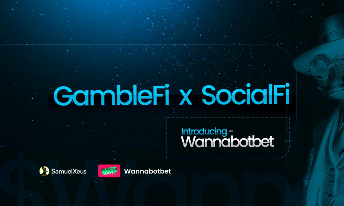 A #GambleFi x #SocialFi banger is here 🤯 @wannabotbet is charging an industry valued at over $125B by giving users the access to bet on anything with anyone But how exactly does this work? A thread 🧵, RT