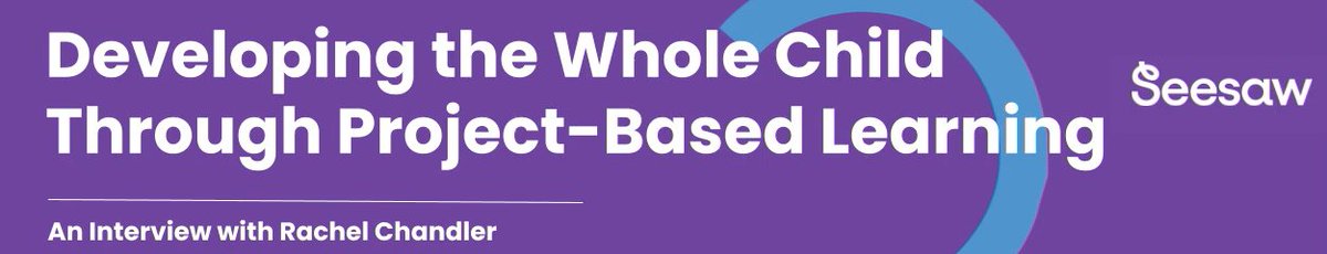 Up next! youtube.com/watch?v=zvvSg7… Check out this @Seesaw podcast about Developing the Whole Child Through Project-Based Learning with Rachel from Texas!