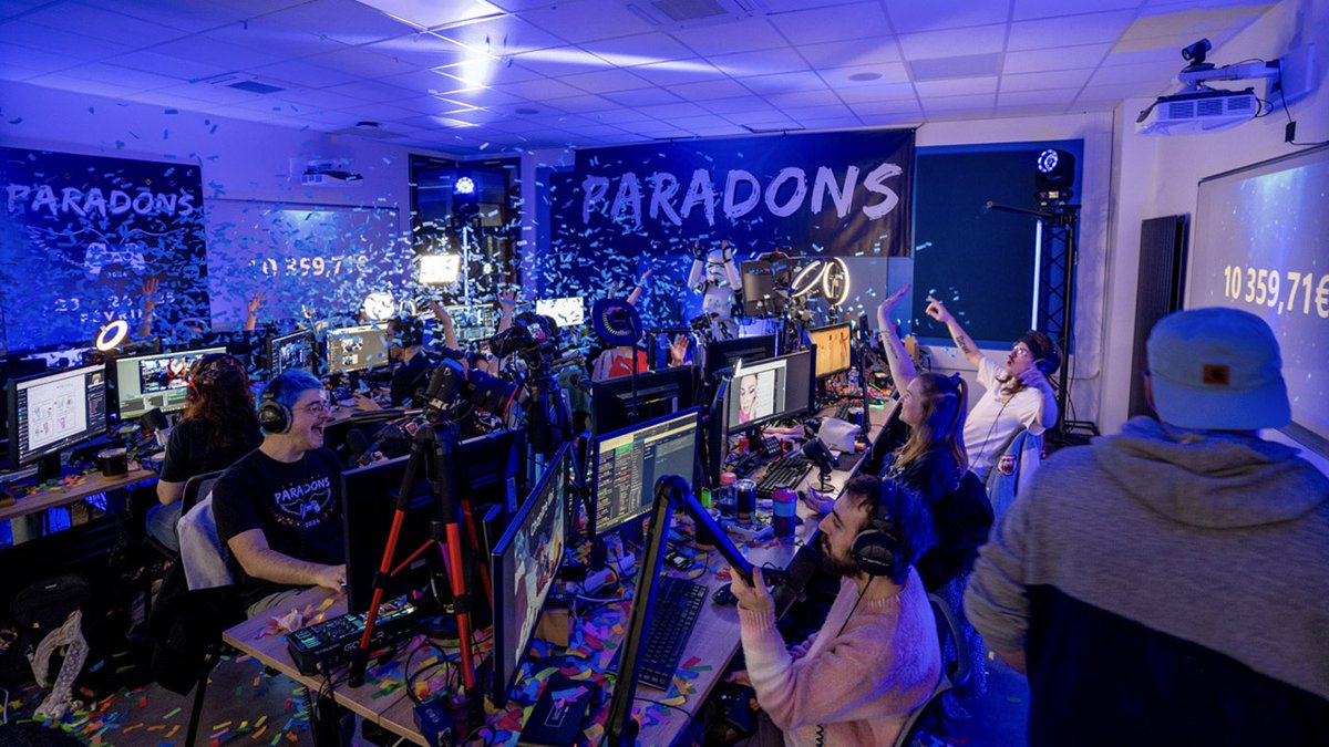 Paradons 2024 : 17 streamers ont réussi à lever 56 137 € pour <a href="/lachorba_asso/">La Chorba</a>, une association qui lutte contre la faim et l'exclusion sociale. Bravo à eux ! 🙏 

Vous aussi, suivez le mouvement soutenez La Chorba par ici 👉 swll.to/7TAkD