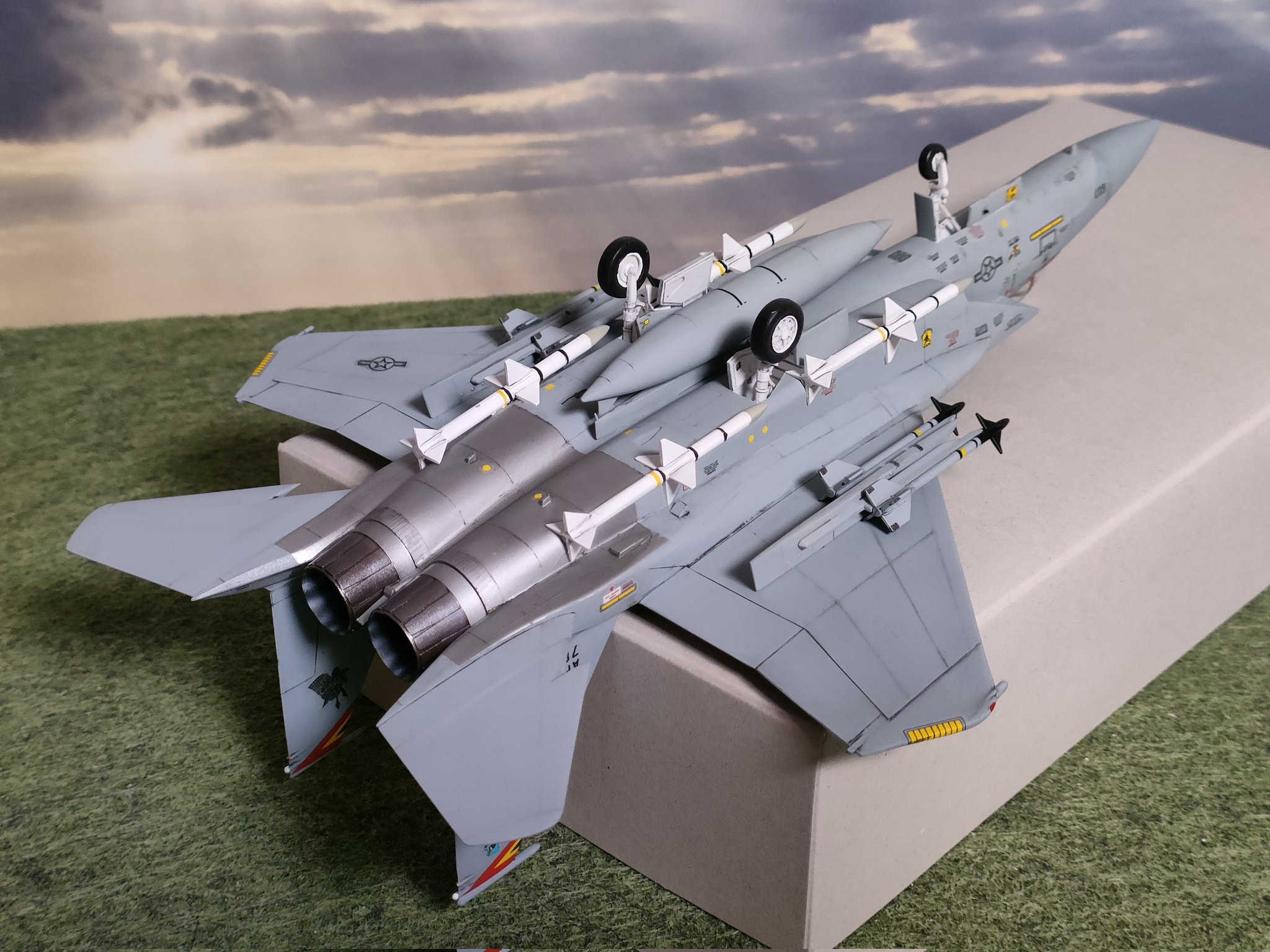 プラッツ AC-63 1/72 アメリカ空軍 F-15C イーグル 嘉手納AB 第