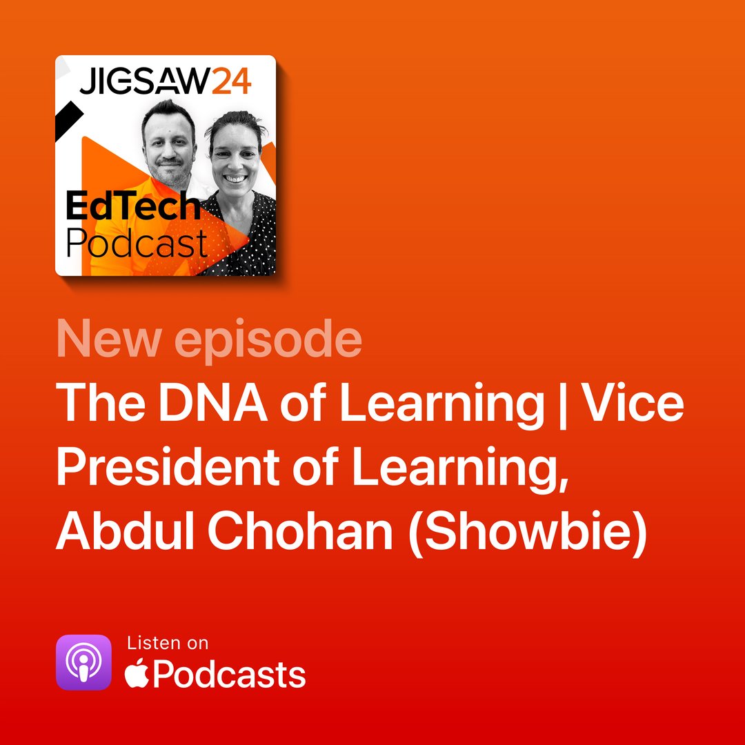 The latest episode of our #EdTechPodcast featuring @AbdulChohan, from @Showbie is now live! 🎧

Learn about the DNA of Learning and how educational technology empowers teachers and students to collaborate, share resources, and more: apple.co/3P0SjsM