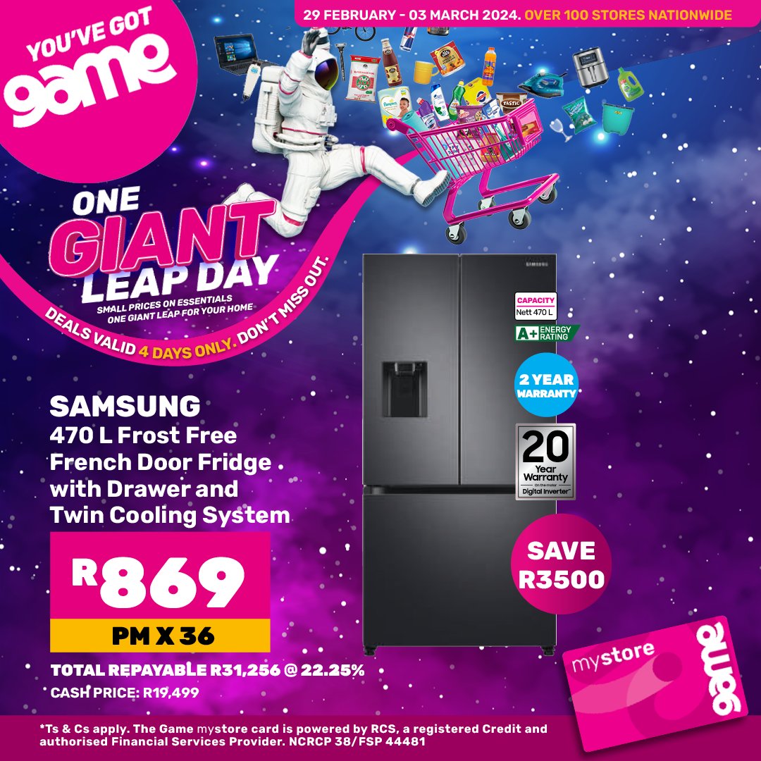 Game Stores SA on X There s an extra day this year so we decided to give you 4 days of unbeatable deals with your mystore card Don t have it Apply