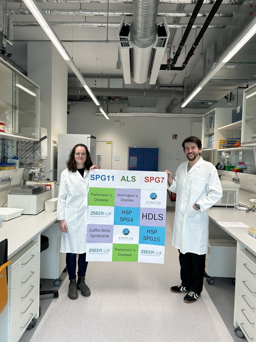 #LightUpForRare diseases I am working on with great collegues/friends @WinnerLab . Big thx to @Molecular_Neuro @ZSEER6 closing the loop to the patients. #HSP #ALS #Huntington