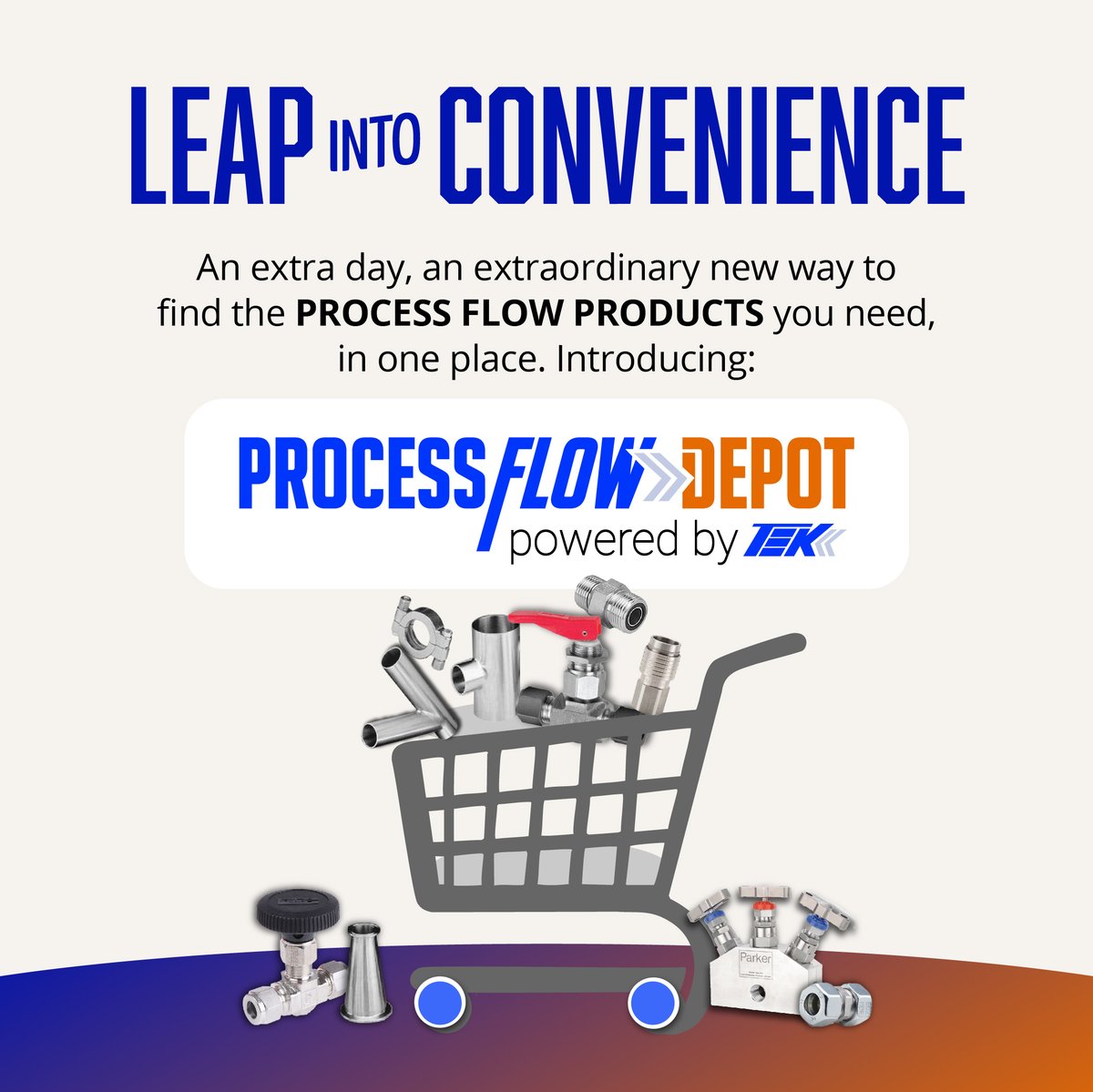 TEKStainless's tweet image. Leap into convenience at Process Flow Depot powered by TEK! Your one-stop shop for process flow products. Our new e-commerce platform is designed for innovation, bringing top-notch solutions right to your fingertips. ow.ly/7cSS50QHQaz
#ProcessFlow #Innovation #biopharma