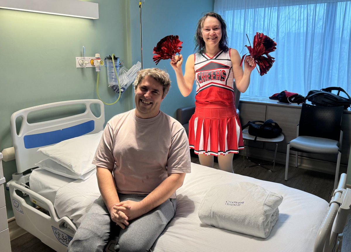This absolutely made my day!

Patient coming in for a multi-lig recon was surprised by his partner who dressed up to come and support him! 

Enough to get you in the feels…

(Posted with permission) #orthotwitter