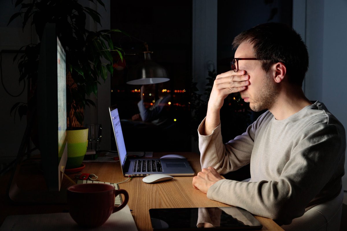 Are you feeling the effects of digital eye strain? There are ways to help protect your physical health and prevent further damage:bit.ly/3ZVclbx