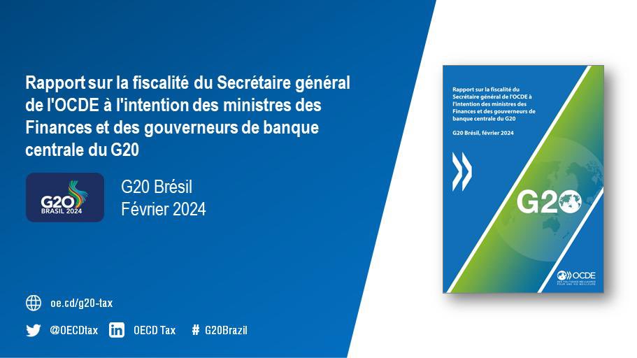 Mathias Cormann (@mathiascormann) on Twitter photo Mon rapport à l’intention du <a href="/g20org/">G20 South Africa</a> en 🇧🇷 fait le point sur la solution à 2 piliers pour réformer le système fisc. intl, les efforts de transparence fiscale & nos autres grands travaux relatifs à la politique & l’admin. fiscales.
➡️ oe.cd/5qC
#G20Brésil #G20 Mon rapport à l’intention du <a href="/g20org/">G20 South Africa</a> en 🇧🇷 fait le point sur la solution à 2 piliers pour réformer le système fisc. intl, les efforts de transparence fiscale & nos autres grands travaux relatifs à la politique & l’admin. fiscales.
➡️ oe.cd/5qC
#G20Brésil #G20