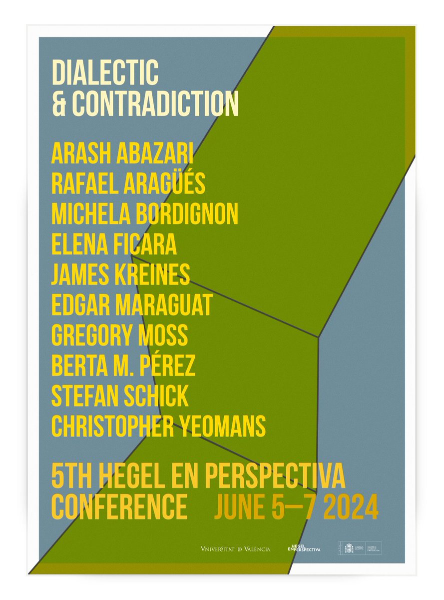 ESPAÑA🇪🇸:

𝟓𝐭𝐡 𝐇𝐞𝐠𝐞𝐥 𝐞𝐧 𝐩𝐞𝐫𝐬𝐩𝐞𝐜𝐭𝐢𝐯𝐚 𝐂𝐨𝐧𝐟𝐞𝐫𝐞𝐧𝐜𝐞

<a href="/ESHGL/">Hegel en perspectiva</a>