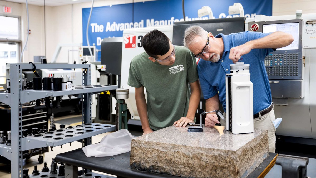 The Computer-Integrated Machining pathway at Davidson-Davie equips students with the skills needed to turn concepts into finished products. From high-tech manufacturing to ''aerospace and renewable energy industries, the possibilities are endless! 💡💪 #TheFutureIsHere