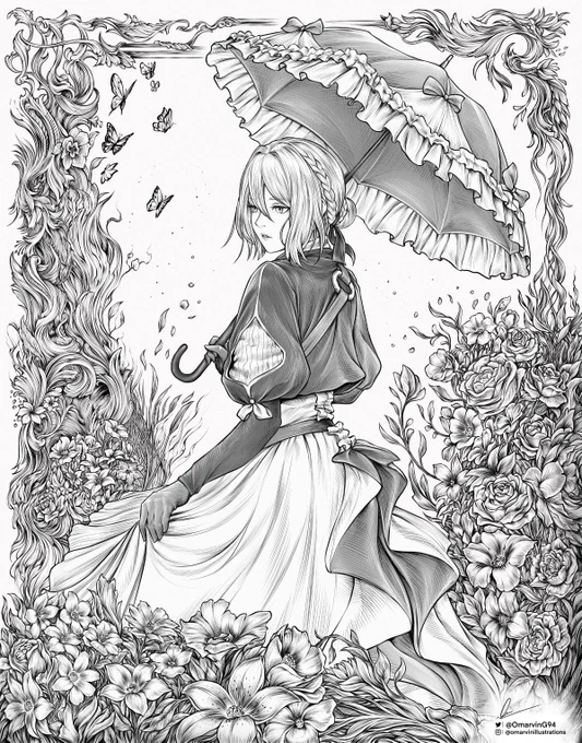 "I finally know what `I love you' means."

#violetevergarden #anime #art 