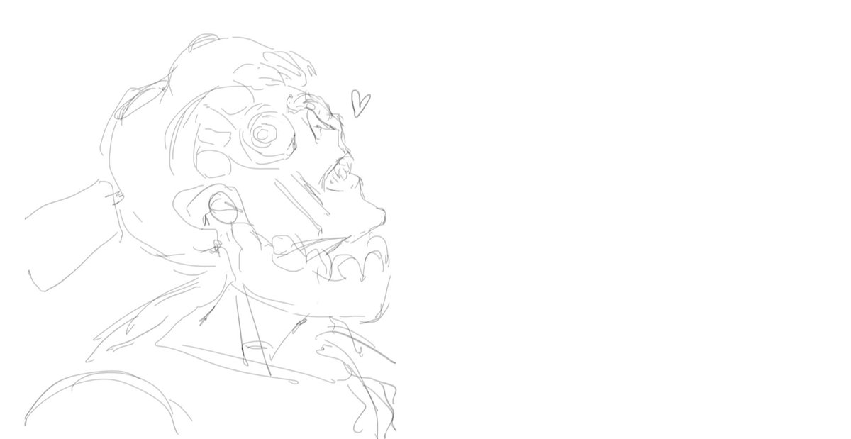 Helius_Helius's tweet photo. Sometimes I make sketches in Autodesk Sketchbook. Despite the fact that there are few opportunities for drawing in this program, for some reason I like to draw there.

#FNAF (Five Nights at Freddy's) https://t.co/5wt9vWXuTl