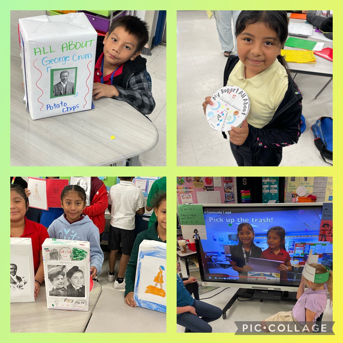 Our Project Based Learning Showcase presented by our Kindergarten - 2nd Graders taught us some amazing information that they researched and created projects about! We had a great parent turn out! @NorthmoreElem @CPedraza_AP @JacobW_SSCC @Area4SuptPBCSD @pbcsd