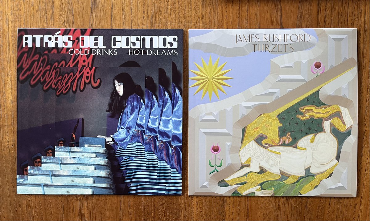 A pair of dazzling releases from @BlankForms just landed: Atrás del Cosmos (1980 recording of Mexican free jazz quartet led by pianist Ana Ruiz) and James Rushford's 'Turzets.'