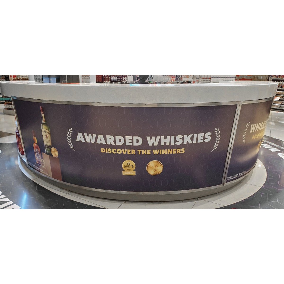 ColourShock's tweet photo. Whether you're sampling delicious foods or indulging in spectacular cocktails we can help you bring your brand to the forefront. Try wrapping your promotional space with eye catching graphics. We can help you that! #largeformatprinting #largeformat #vinylprint #decal #vinylwrap https://t.co/MV3cxccvZJ