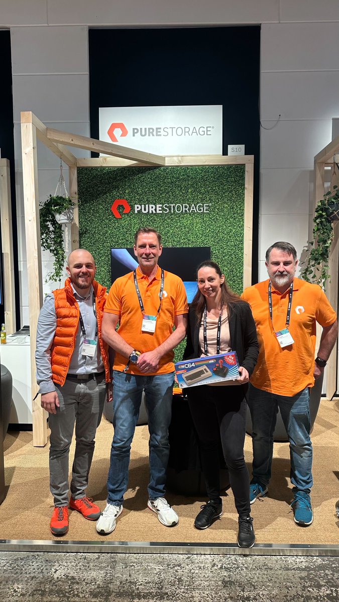 We had a blast at @Bosch ConnectedWorld! Two days packed with great conversations and insights into new technology trends! #BoschConnectedWorld #PureStorage #bosch #Event #Tech #Berlin #BCW24