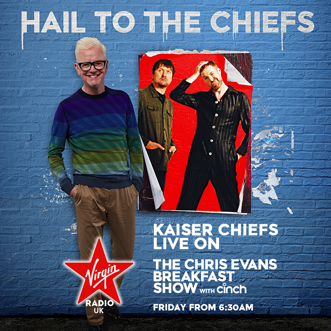 We predict a riot! 🎸 This Friday, Virgin Radio’s very own @Rickontour performs with his band @KaiserChiefs live on the Stool of Rock, in celebration of their Easy Eighth Album, on the day of its release! #RickyWilson #KaiserChiefs #ChrisEvansBreakfastShow #VirginRadioUK