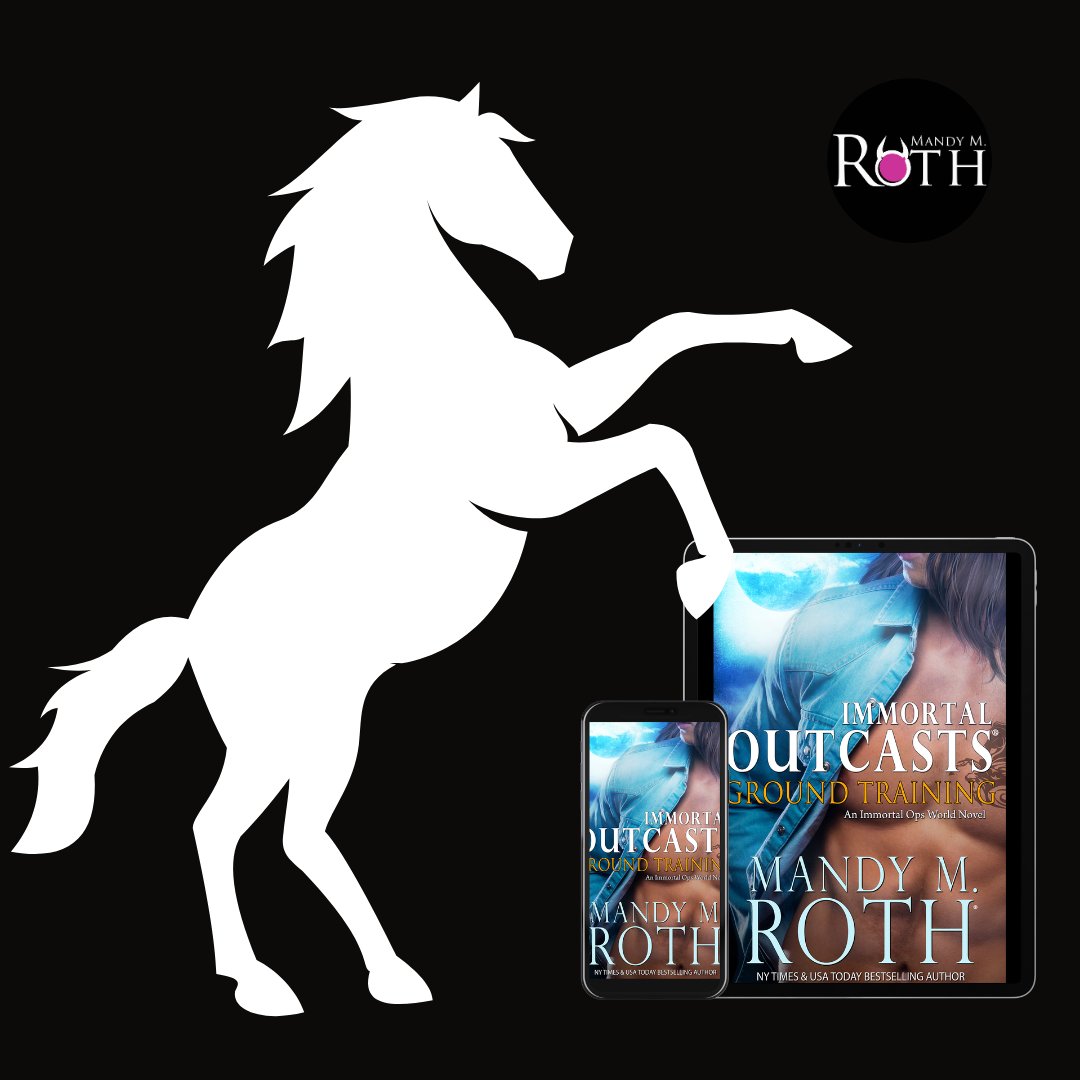 JUST RELEASED! In the game of love, he's the wild card in her deck. Ground Training, Immortal Outcast® Series #5 mandyroth.com/book/ground-tr…