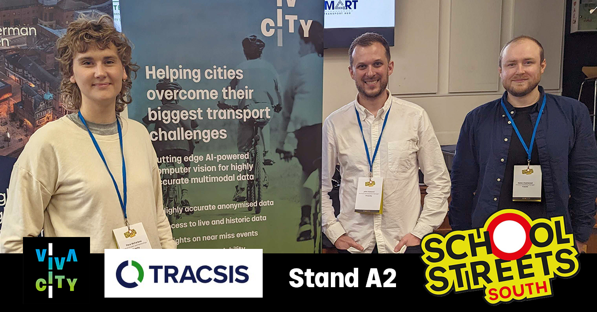 The VivaCity team are at #SchoolStreetsSouth2024, alongside our partner Tracsis, at Lambeth Town Hall in London. Pop by stand A2 if you are at the show and find out more about our smart road safety solutions to support your #SchoolStreets. eu1.hubs.ly/H07Sjwt0 #RoadSafety