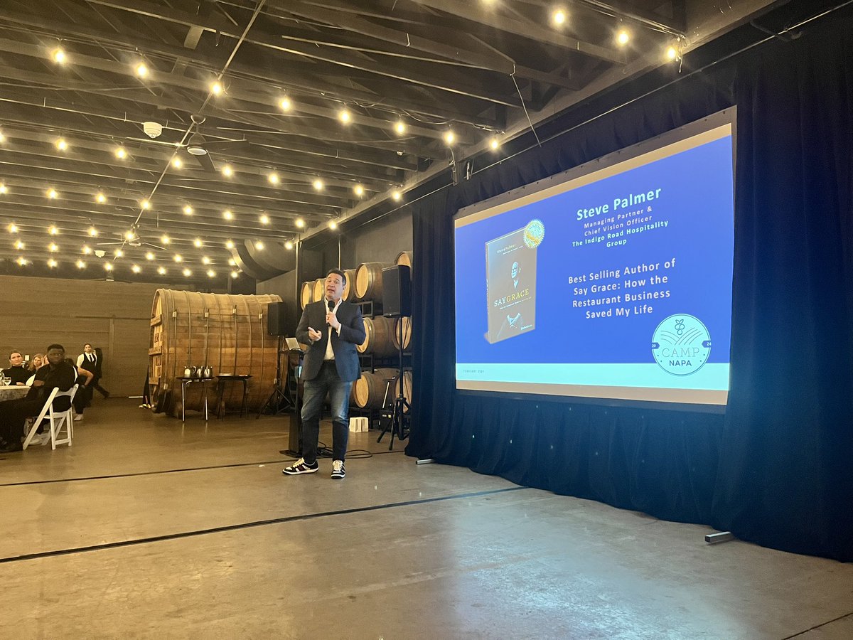 TimPerryGA's tweet image. “In hospitality we have a front row seat to life’s best moments.” A privilege hearing insights from @StevePalmer12  at @napatlanta Camp NAPA!