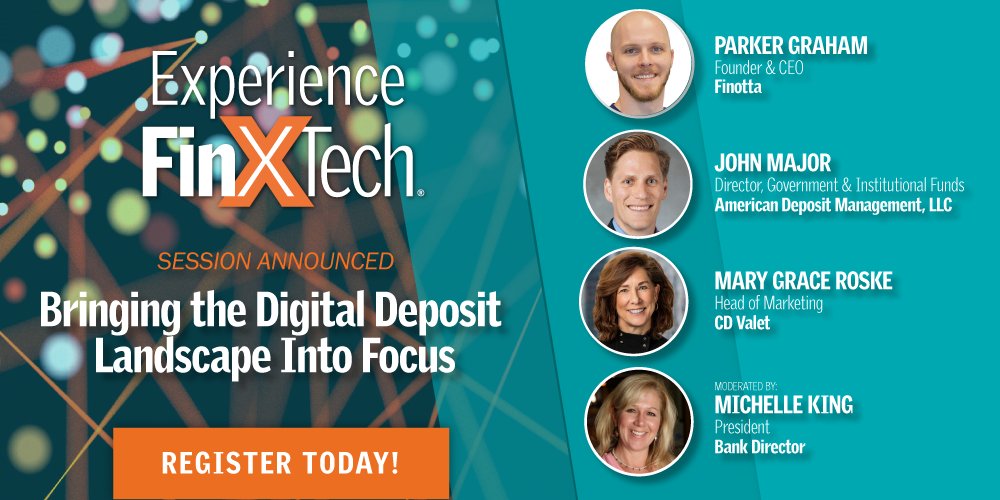 Learn about the best practices to overcome obstacles & risks while staying relevant in a growing digital world. Join us at #FXT24 to bring the digital deposit landscape into focus: finxtech.com/event/experien… @hifinotta @DepositCo @CDValet @Michelle_M_King