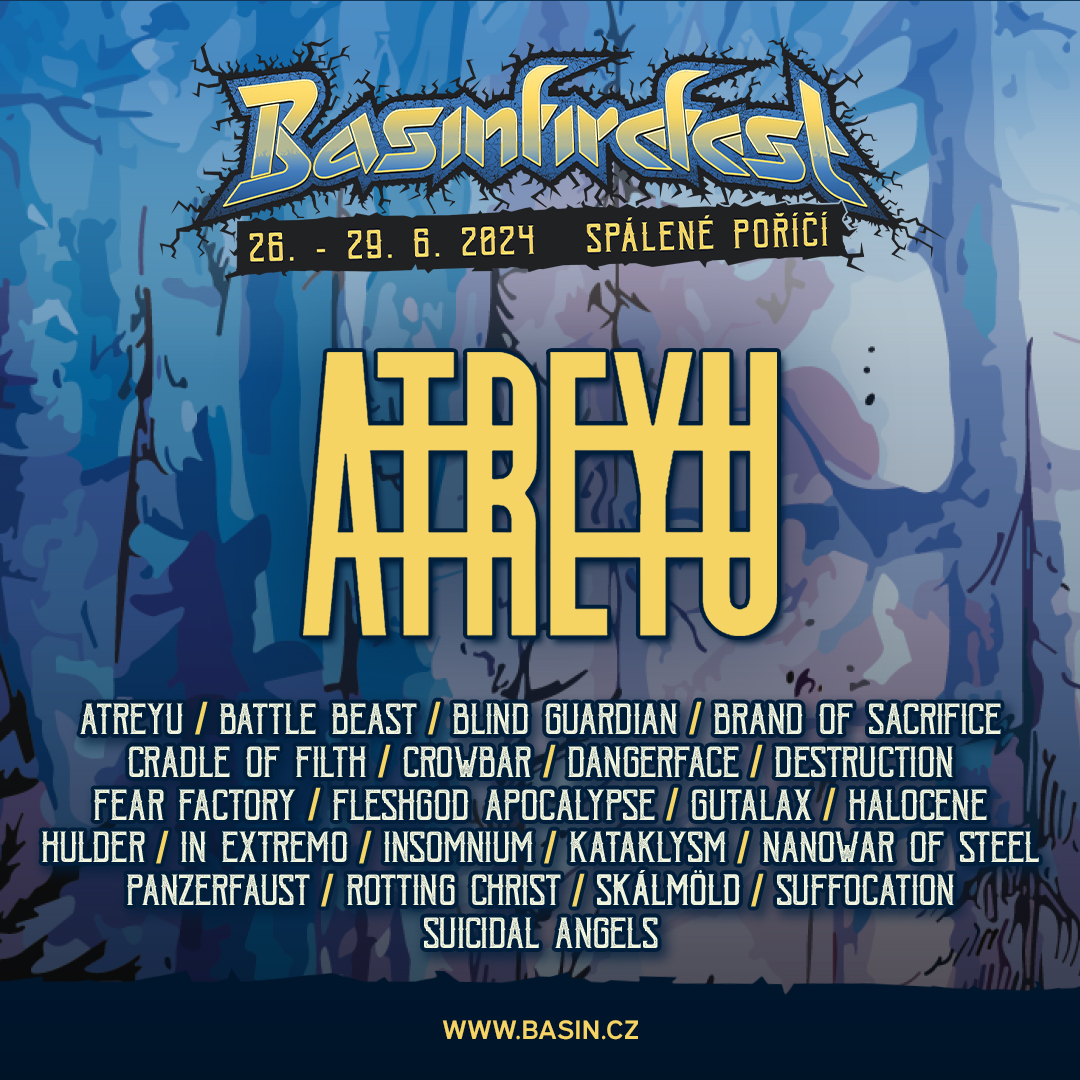 🇨🇿 We’re playing Basinfirefest in June! Get your tickets at basin.cz