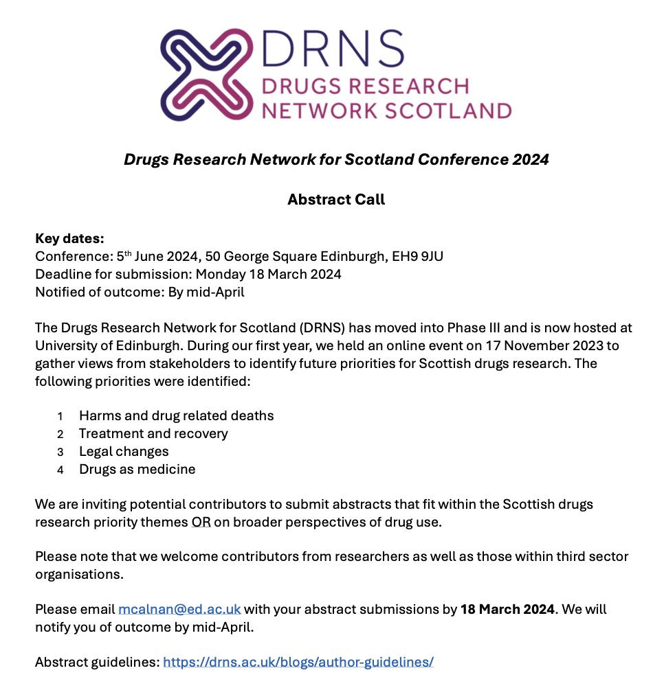 Our abstract submission for our Annual Conference is open! More information below📢
