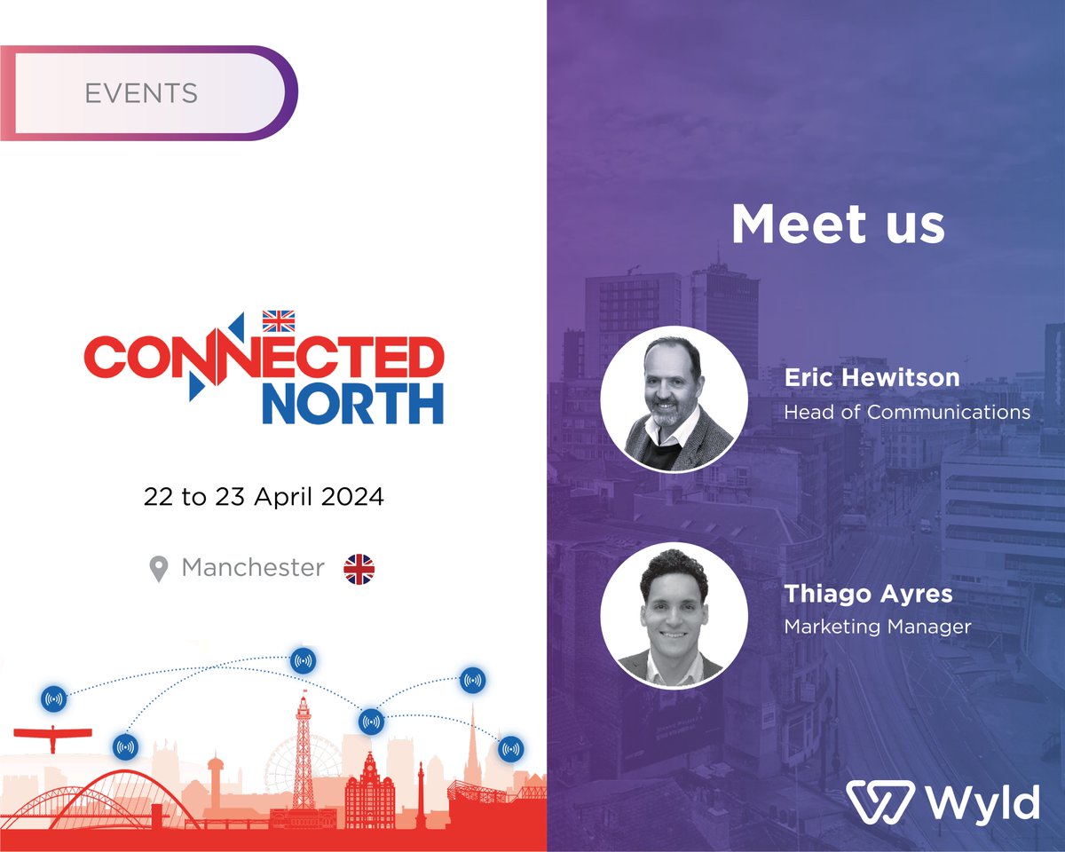 @WyldNetworks will be exhibiting at Connected North 2024! Join us in Manchester to connect with the tech community and explore our #satelliteIoT solutions. Find out more about Connected North here: terrapinn.com/conference/con… #ConnectedNorth2024 #ConnectedNorth