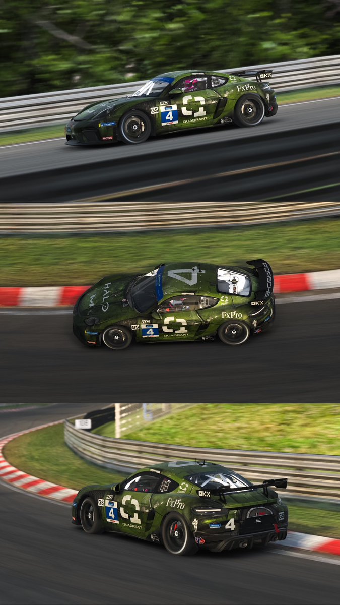 Here’s a few more, as it would be rude not to… 💚 <a href="/krisdixdesigns/">Krisdix</a> <a href="/iRacing/">iRacing</a> <a href="/Quadrant/">Quadrant</a> #iRacing #GT4 #Halo