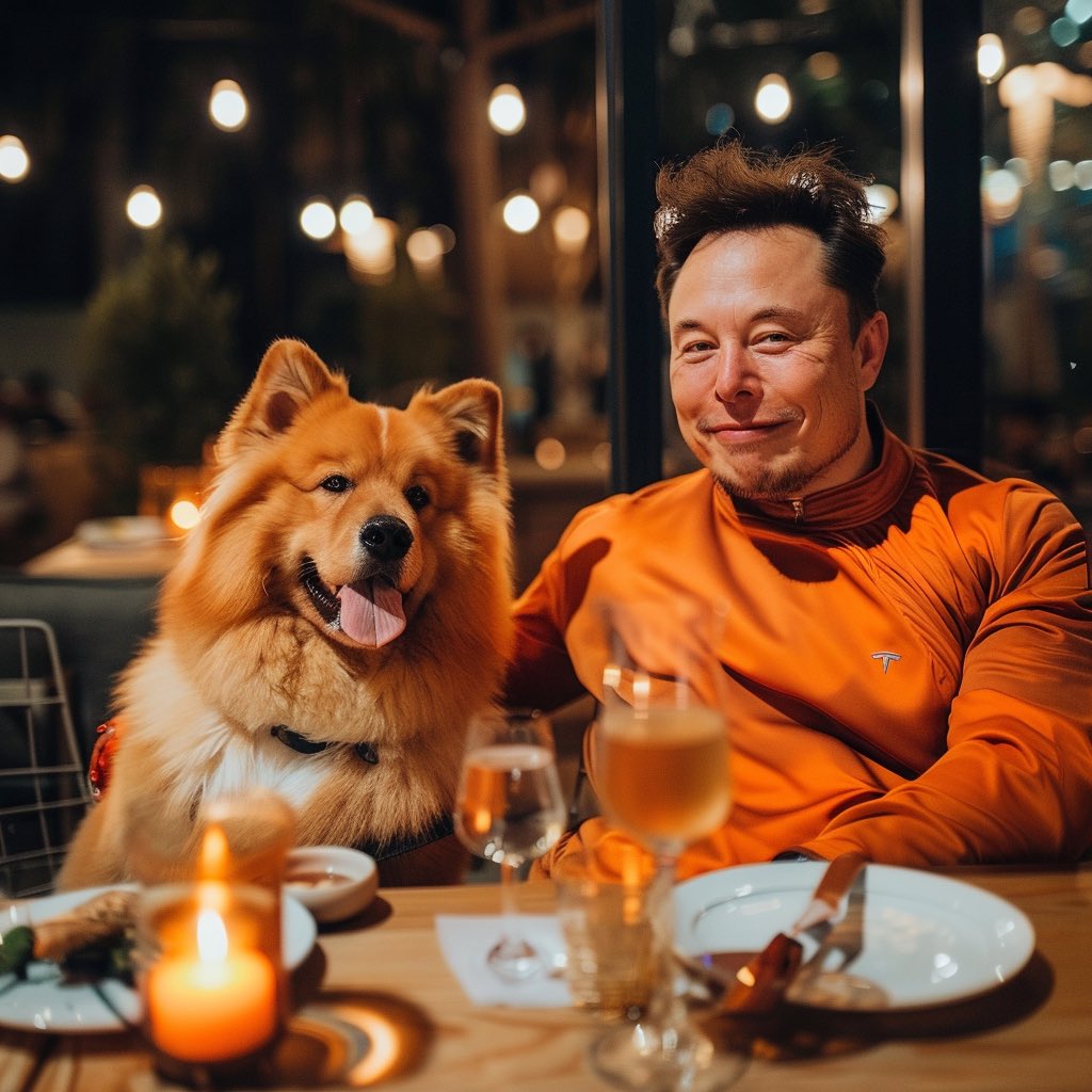 ChowChowerc20's tweet photo. Part 2 with Musk
He’s now the CHOW CEO
Had to invite him to dinner
He loves chow more than X
#CHOWARMY
$Chow #CHOWCHOW #KINGCHOW https://t.co/T7rMotSKLQ