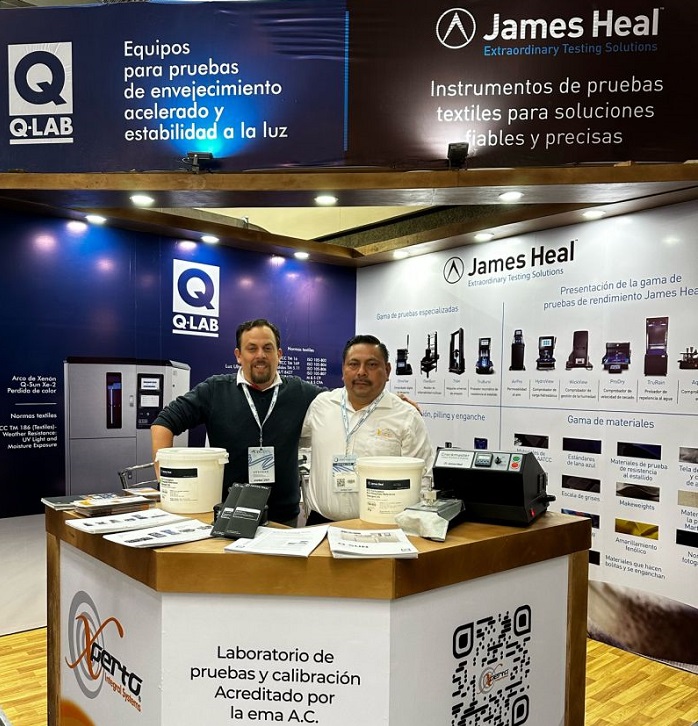 JamesHHeal's tweet image. We are delighted that our long time partner for Mexico, Xperto Integral Systems has been showcasing our products at EXINTEX exhibition. Stop by and meet the team if you&apos;re attending this week. 
Have a very successful exhibition!
#Textiles #TestingSolutions #Mexico #GreatTeam