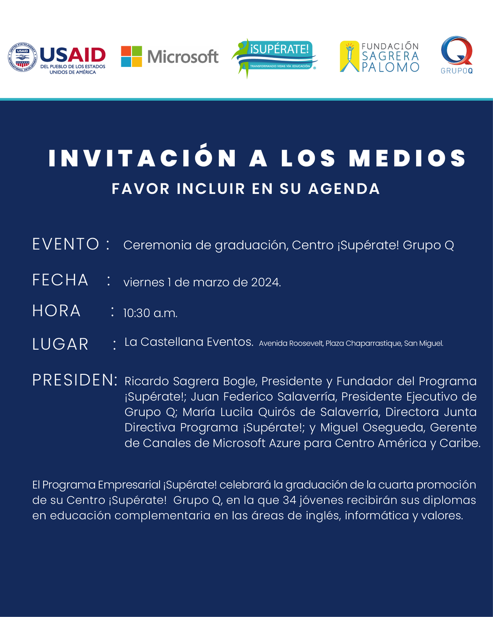 Programa ¡Supérate! tweet media