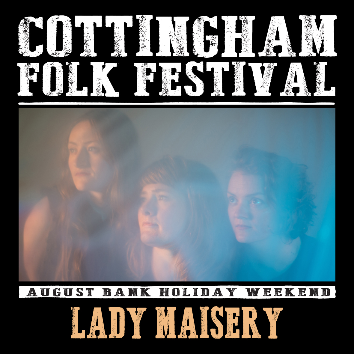 The combined talents of Rowan Rheingans, Hazel Askew and Hannah James make up Lady Maisery. The trio form a unified voice, carrying stories of sisterhood, human struggle, the joy of living and the vitality of song with the “freshest possible take on traditional music”