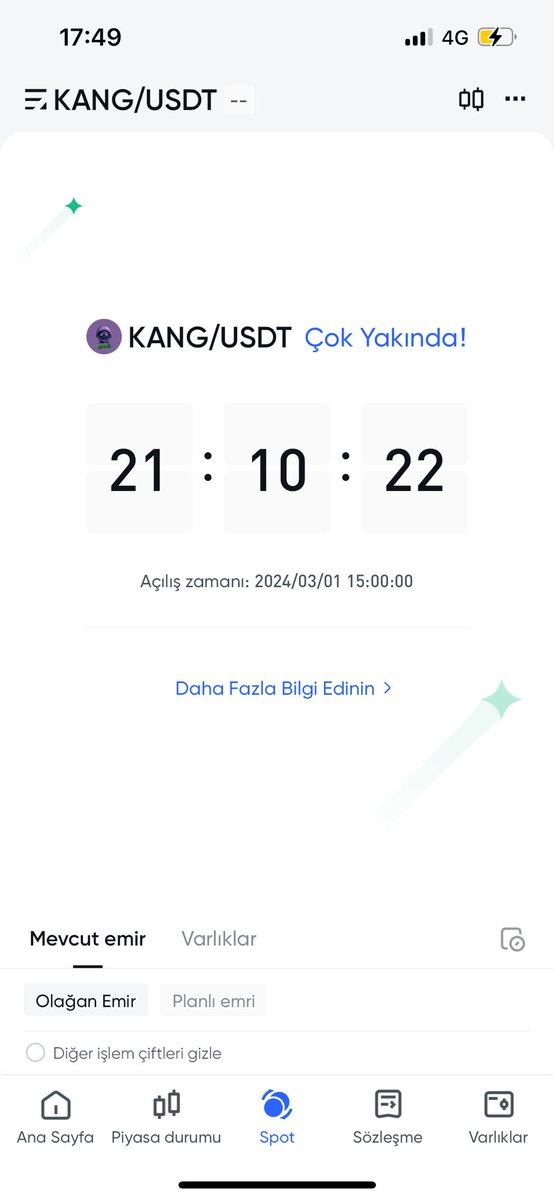 #KANG @Toobit_official @KangToken_BSC TOOBİT BORSASI LİSTELEMESİ DUYURUSU GELDİ DOSTLAR KISA BİR ZAMANDA İLK BORSA HABERİ GELDİ YAKINDA 2-3 BORSA DUYURUSUNUDA GRUPLARINDA KONUŞMAYA BAŞLADILAR TAKİP EDELİM. Ytd. #bnb #BSC #Toobit #binance t.me/KangTokenTr