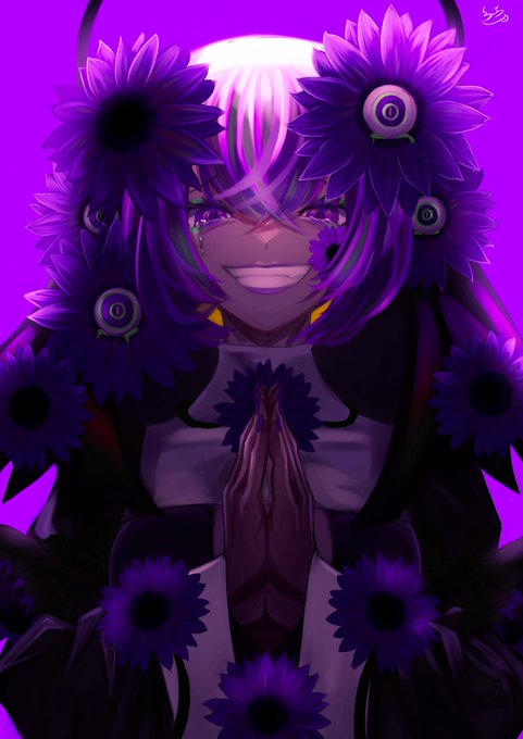 「bangs purple theme」 illustration images(Latest)