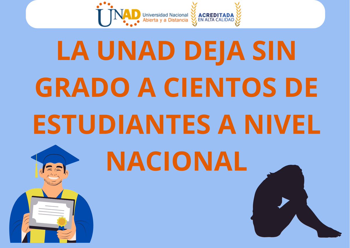 Carta_Abierta1's tweet photo. La UNAD, Cobra matricula cero a estudiantes que estaban por gradarse y nadie responde las dudas ¿Qué esta pasando? @Mineducacion @petrogustavo @UniversidadUNAD @JaimeLeal_ @AuroraVergaraF1 https://t.co/7Sv3cffoEx