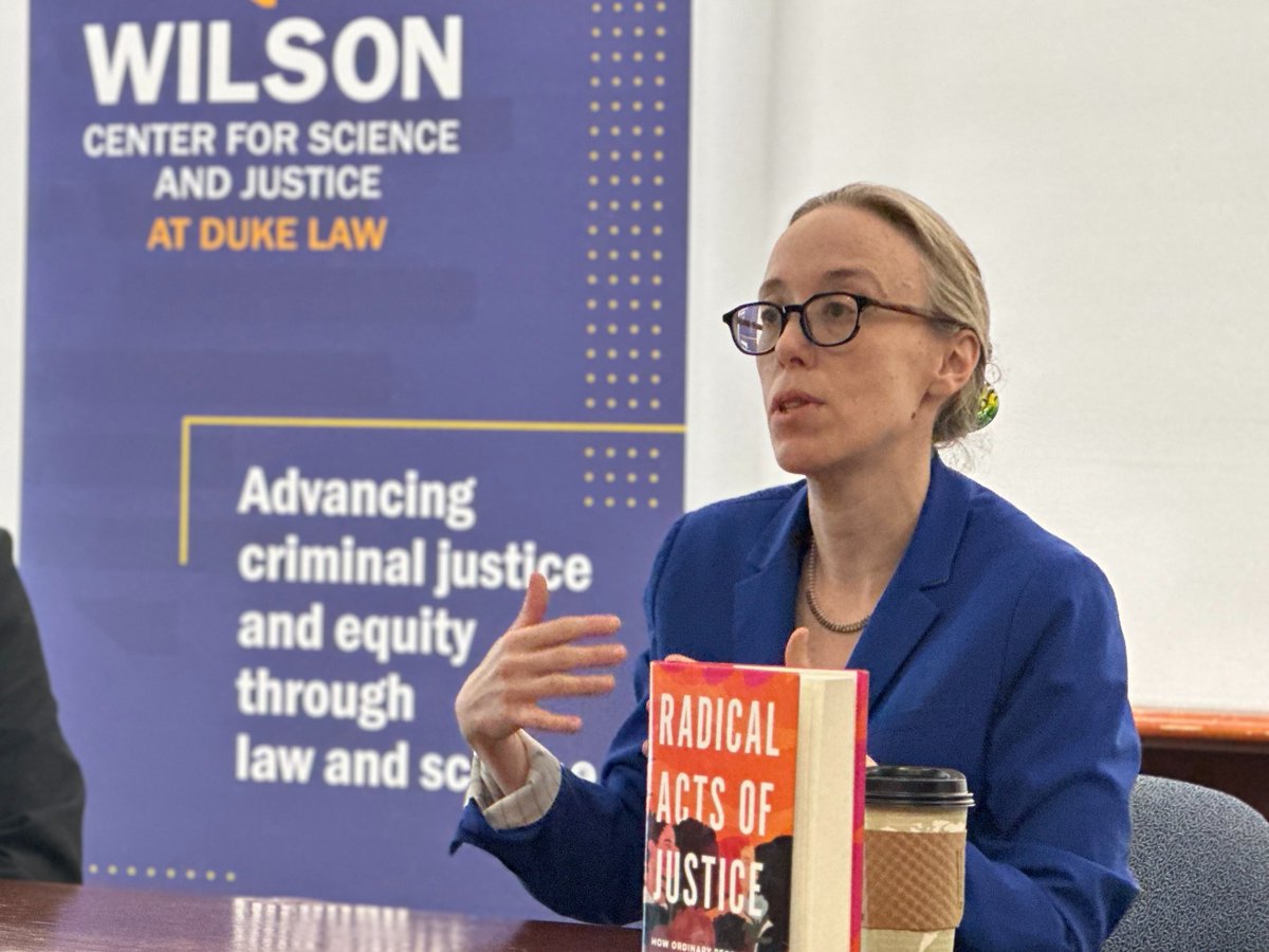 'The system says that things aren’t possible, but through organizing and collective action, we see they are possible.' — @j_simonson today in our Novel Justice event about her book, Radical Acts of Justice: How Ordinary People are Dismantling Mass Incarceration.