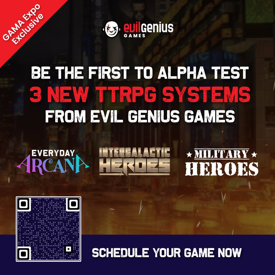 Coming to GAMA? Be the first try one of our new TTRPG systems. orgplay.app