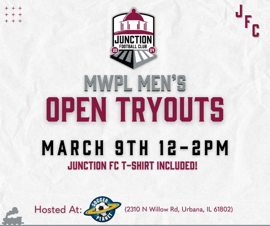 JunctionFCIL's tweet image. Reminder! Sign up now!

Can't make tryouts, but still interested? Please reach out to Bryce Shumaker. Contact Info below.

Sign up Link: apps.daysmartrecreation.com/dash/index.php…
#AllAboard2024 #TheLittleClubThatCould #junctionfc