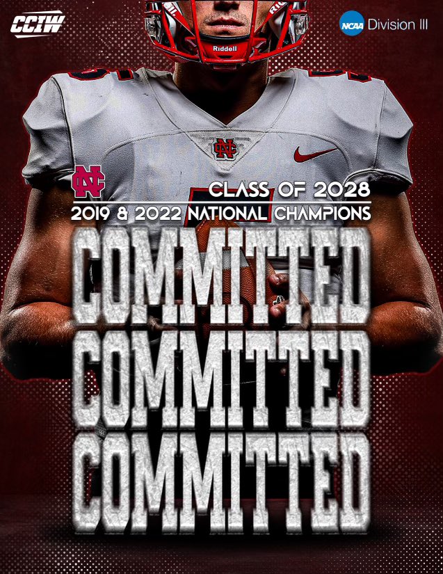 Blake Salvino (@blake_salvino) on Twitter photo I am thankful to announce I’m committing to North Central College. Thank you to everyone who gave me the opportunity.
<a href="/CoachDierking/">Shane Dierking</a> <a href="/CoachSpence_NCC/">Coach Spencer</a> <a href="/RamFBHC/">Coach Walters</a> <a href="/EDGYTIM/">Timothy “EDGYTIM” OHalloran</a> <a href="/CoachWalker285/">Coach Walker</a> I am thankful to announce I’m committing to North Central College. Thank you to everyone who gave me the opportunity.
<a href="/CoachDierking/">Shane Dierking</a> <a href="/CoachSpence_NCC/">Coach Spencer</a> <a href="/RamFBHC/">Coach Walters</a> <a href="/EDGYTIM/">Timothy “EDGYTIM” OHalloran</a> <a href="/CoachWalker285/">Coach Walker</a>