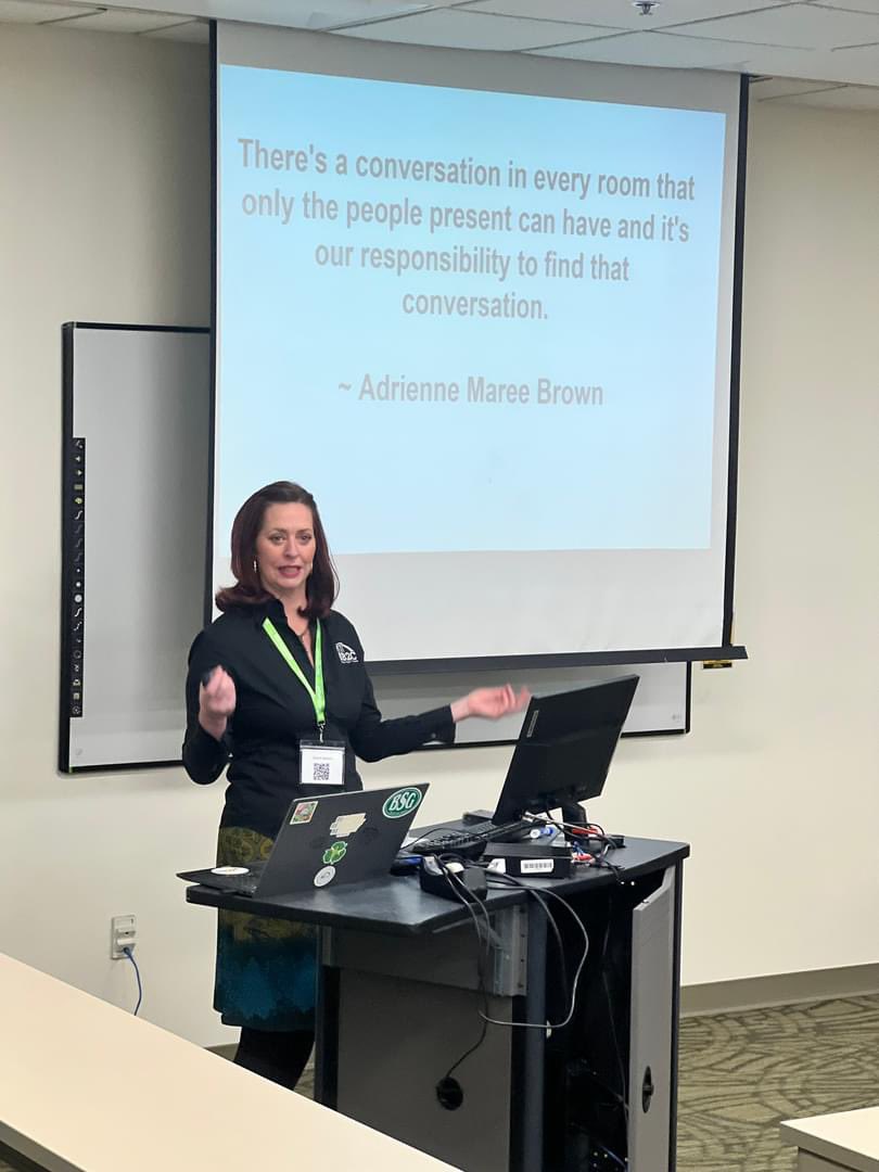 ⏩ Our Executive Director had the chance to present at the @grit_ohio Leap Forward Conference today! It's all about collaboration. 

#fosteringrelationships