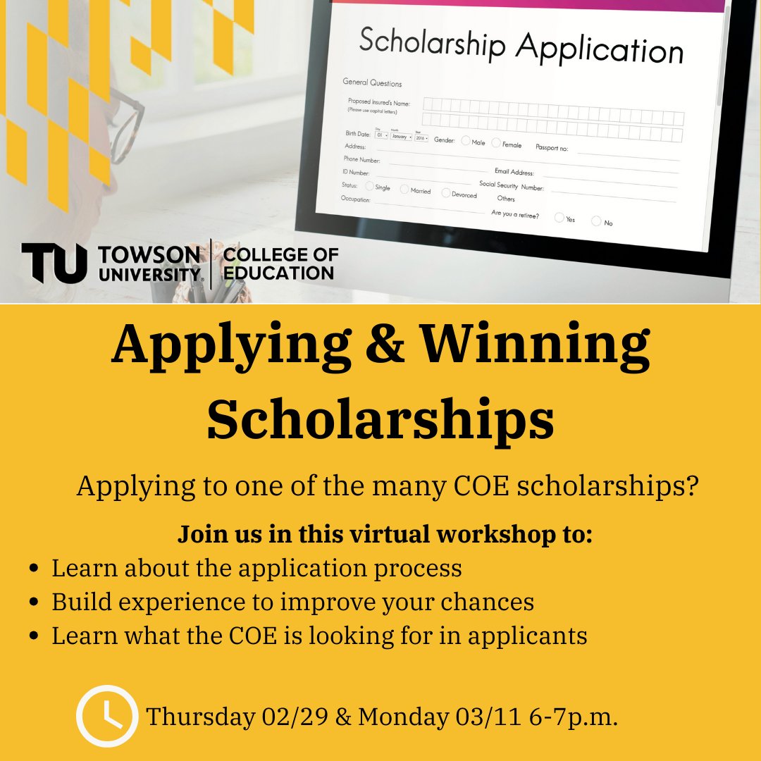 Applying to one of the many COE scholarships available for current students? Join us for an info session and unravel the application process, learn insider tips, and discover what we seek in scholarship recipients! Learn more and get the Zoom link here: ow.ly/wpi750QJxkb