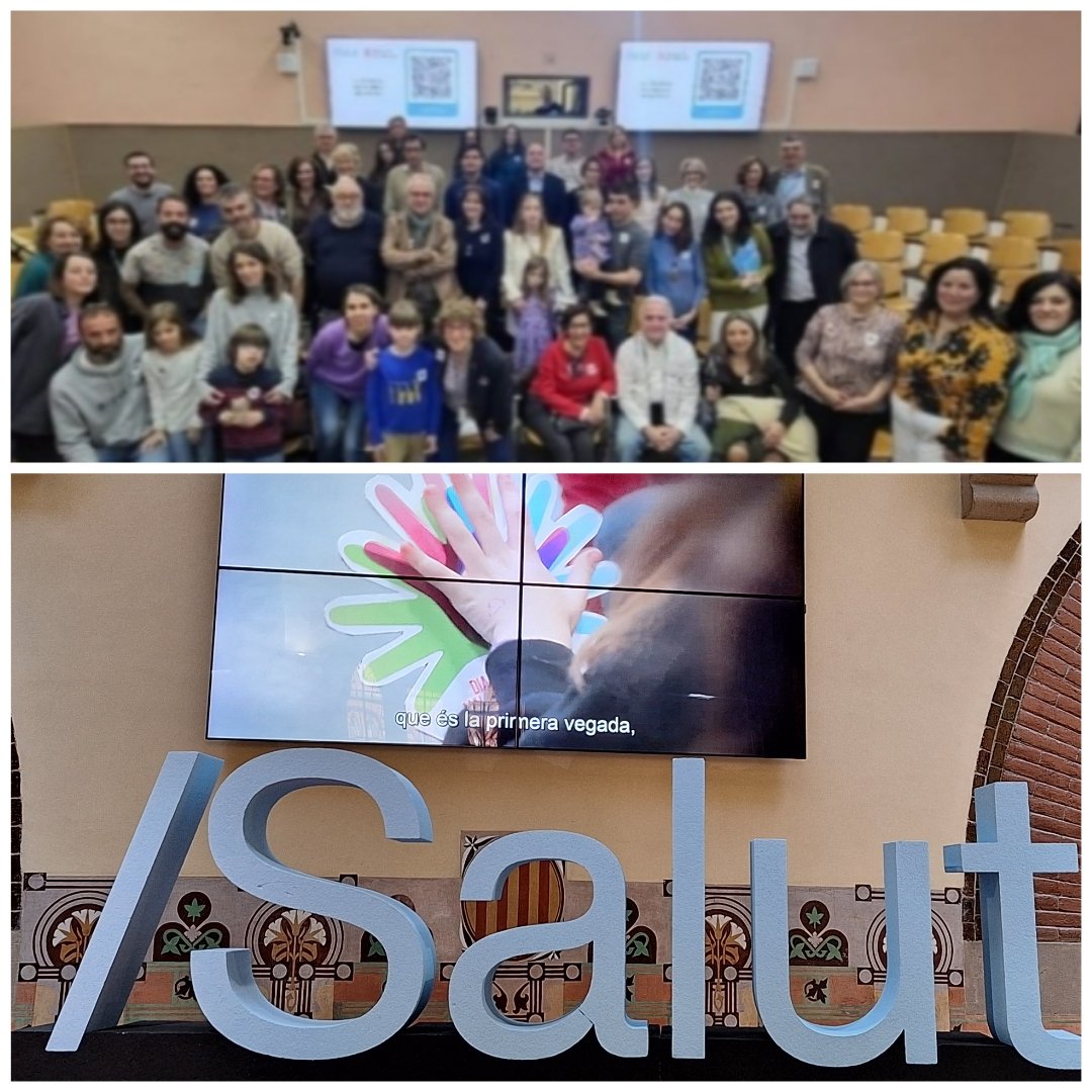 scTeresa's tweet photo. Emocions, #participació, coneixement, #pacients, famílies, #cuidadors, #professionals...#Salut
Quan la feina permet viure experiències i conèixer persones molt especials...
#DiaMundialMalaltiesMinoritàries 
#MalaltiesMinoritàries 
#DiaMundialEnfermedadesRaras 
#RareDiseaseDay https://t.co/zbg2sBze2p