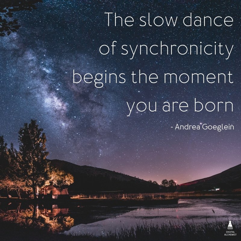 When did you first become aware of synchronicity?