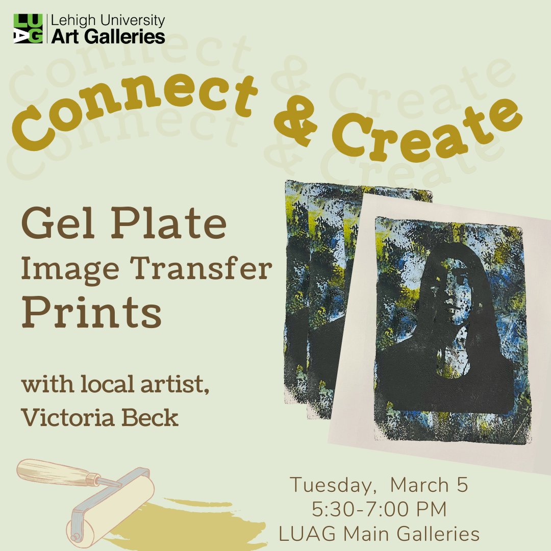 Connect &amp; Create coming up on Tuesday!

Join us for a fun and experimental workshop to create your own image transfer prints that make a statement about climate change! 

RSVP for free at luag.org
FREE and open to the public!