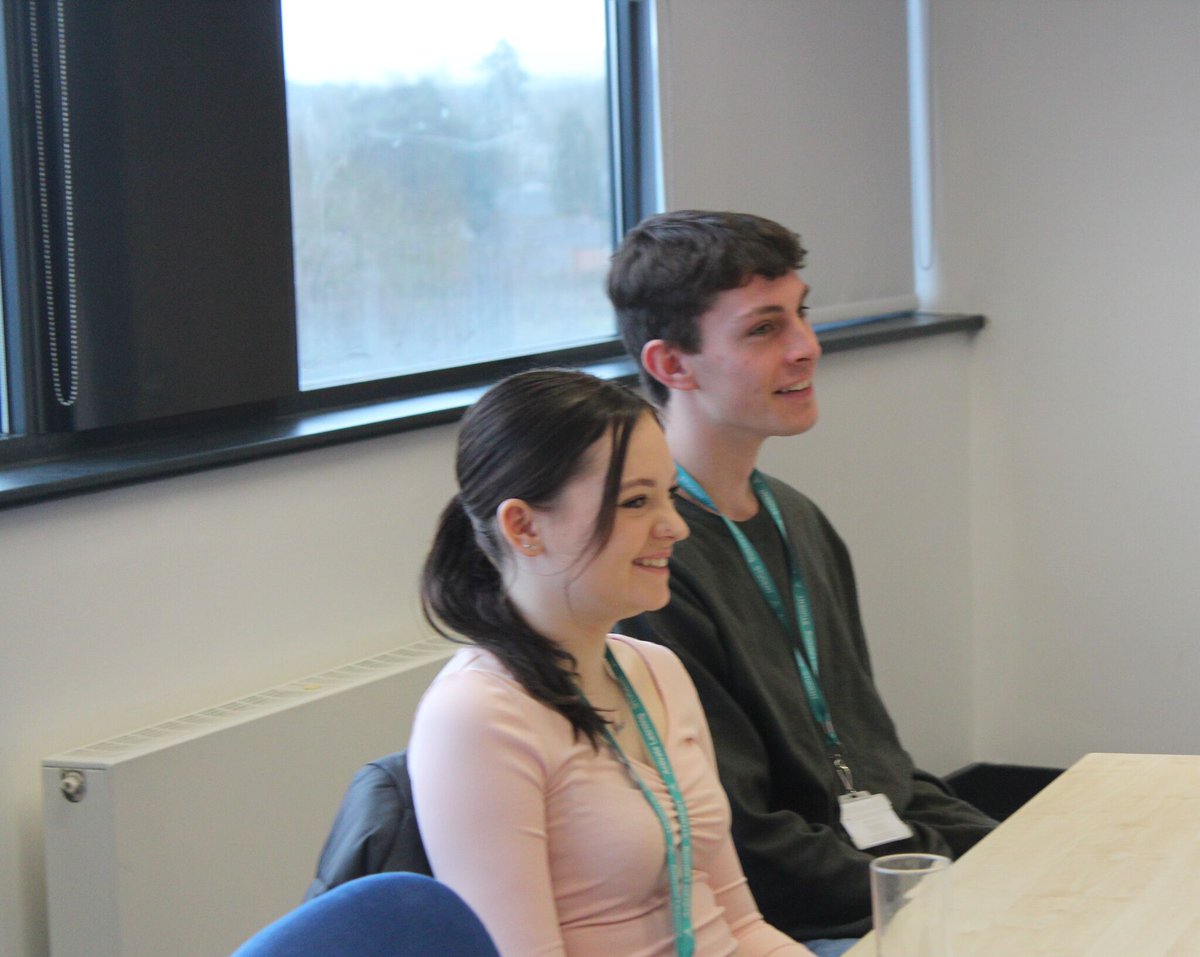 Today we welcomed @JamesSunderl to Bracknell and Wokingham College as part of #collegesweek2024. James met T Level students who are doing work experience at @waitrose and @JohnLewisRetail He also met @get_further who offer small group tuition. Thank you for visiting 😀