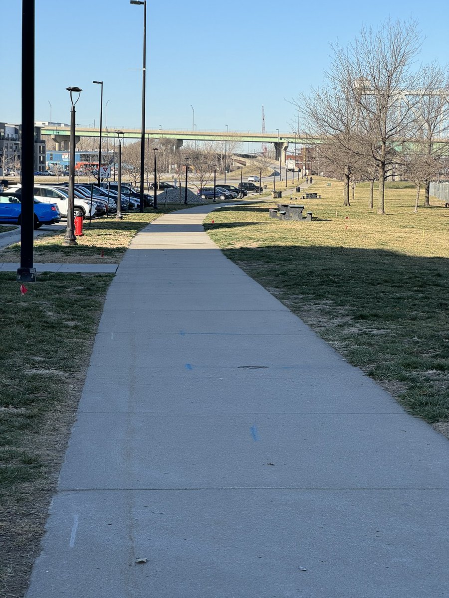 TomGerend's tweet image. Heard some news about a gathering down here tomorrow at 10 am.  Come join us.   #RiverfrontExtension #groundbreaking #kcstreetcar 

(a few &quot;before&quot; pictures for the historical record)