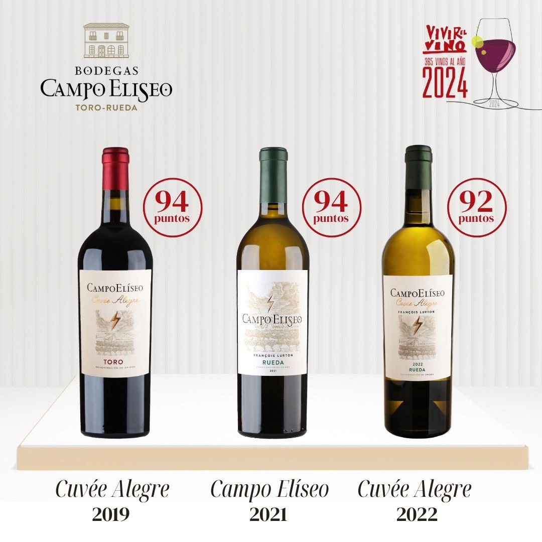2/2 Además, propone otros vinos destacados que, debido a su distinguida calidad e identidad, han merecido una mención especial.
Estamos emocionad@s de anunciar que nuestros vinos Campo Elíseo están entre los favoritos ❤️💚
#compartircampoeliseo #dotoro #dorueda 
<a href="/FrancoisLurton/">François Lurton</a>