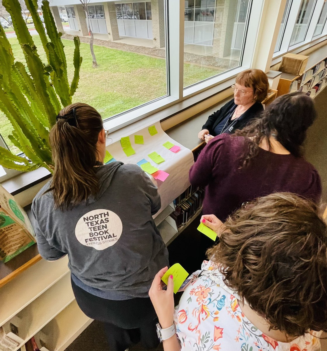 IISD Libraries (@irvinglibraries) on Twitter photo We always love partnering with <a href="/iInstructIrving/">Irving ISD C&I</a> & learning from the RLA expert herself, <a href="/and_mrsharris/">Andrea Harris</a>! We talked upcoming novels & library supports, created affinity maps for books clubs & played the most fun Blooket- Bad Descriptions of Good Books 📚 We always love partnering with <a href="/iInstructIrving/">Irving ISD C&I</a> & learning from the RLA expert herself, <a href="/and_mrsharris/">Andrea Harris</a>! We talked upcoming novels & library supports, created affinity maps for books clubs & played the most fun Blooket- Bad Descriptions of Good Books 📚
